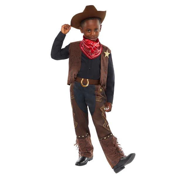 Western Cowboy Kids Costume - 4 - 6 Years - Image 6