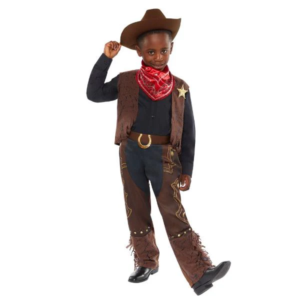 Western Cowboy Kids Costume - 6 - 8 Years - Image 5