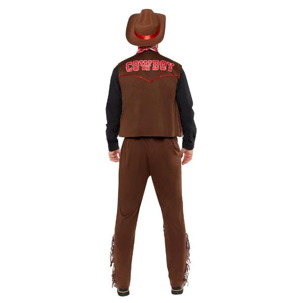 Western Cowboy Mens Costume - Medium - Image 2