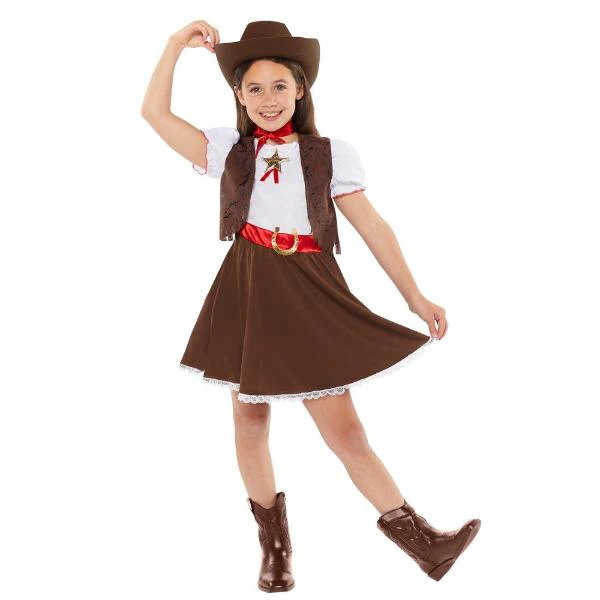 Western Cowgirl Kids Costume - 8 - 10 Years - Image 5