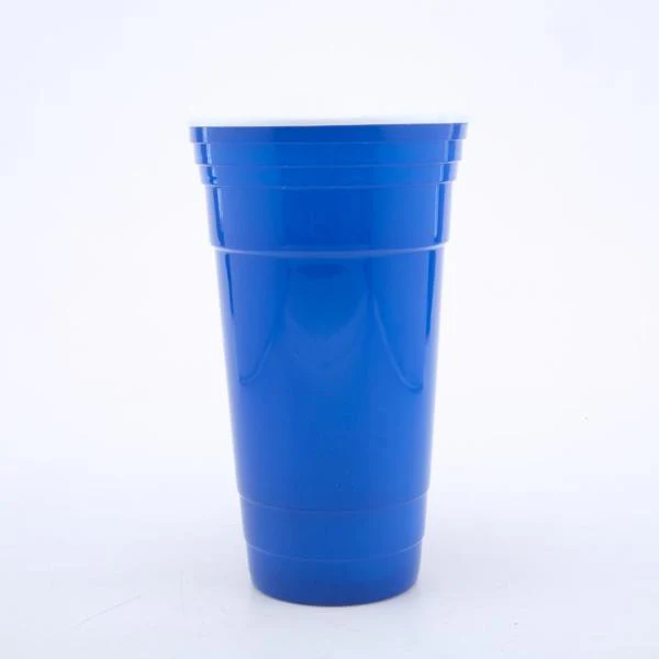 Blue American Jumbo Reusable Cup - 1L - Image 2