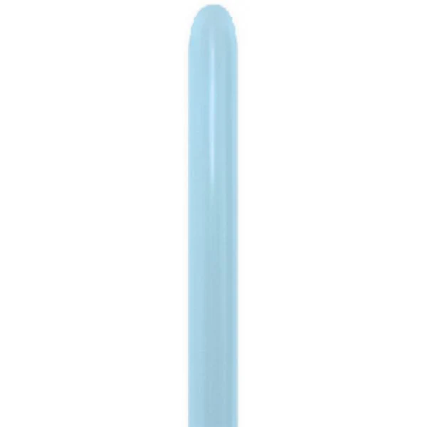 50 Pack 260s Satin Blue Modelling Latex Balloon - 5cm x 152cm