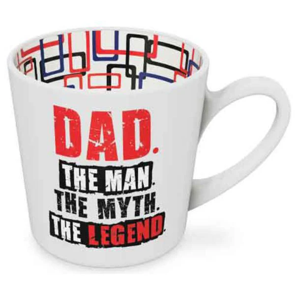 Dad The Man The Myth Beautiful On The Inside Mug - 420ml