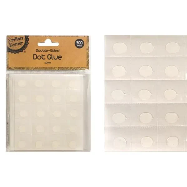 300 Pack Double Sided Stick Dot Glue