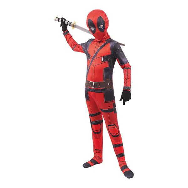 Superhero Deadpool Boys Costume - 11 - 12 Years - Image 2