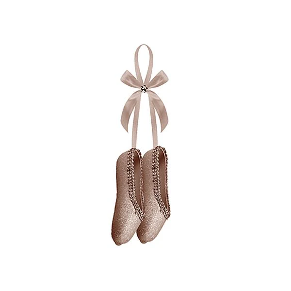 Christmas Rose Gold Shoe Ballet Ornaments Decoration