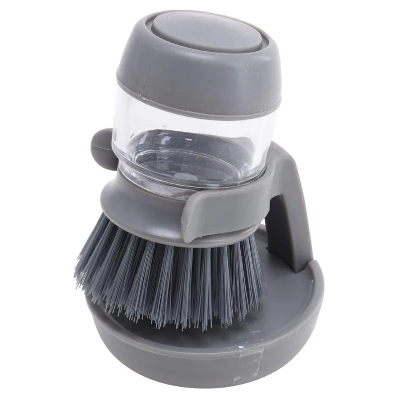 Deluxe Refillable Palm Dish Brush With Holder - Image 4