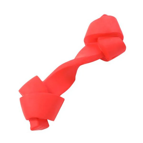 Denta Chews Flat Twist Bone Toy - 13.7cm x 4.6cm x 3.6cm - Image 5
