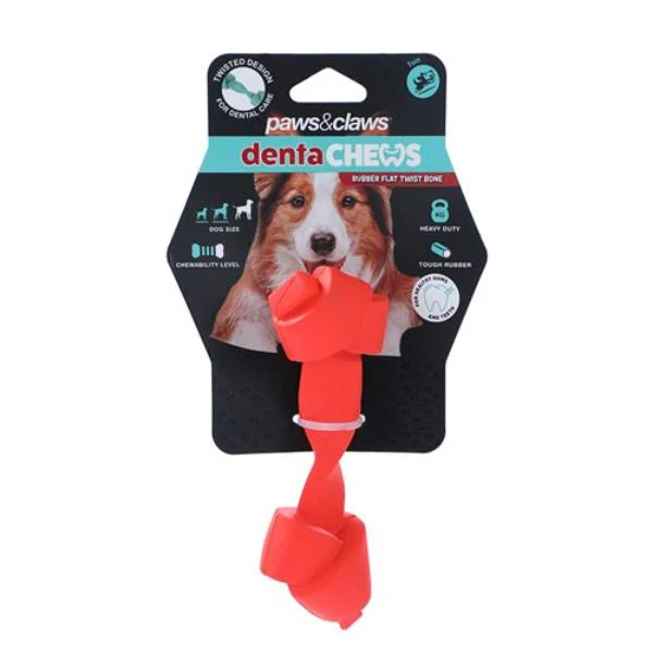 Denta Chews Flat Twist Bone Toy - 13.7cm x 4.6cm x 3.6cm - Image 6