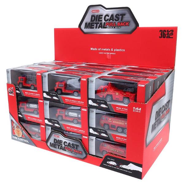 Die Cast Pull Back Fire Control Vehicle - Image 3