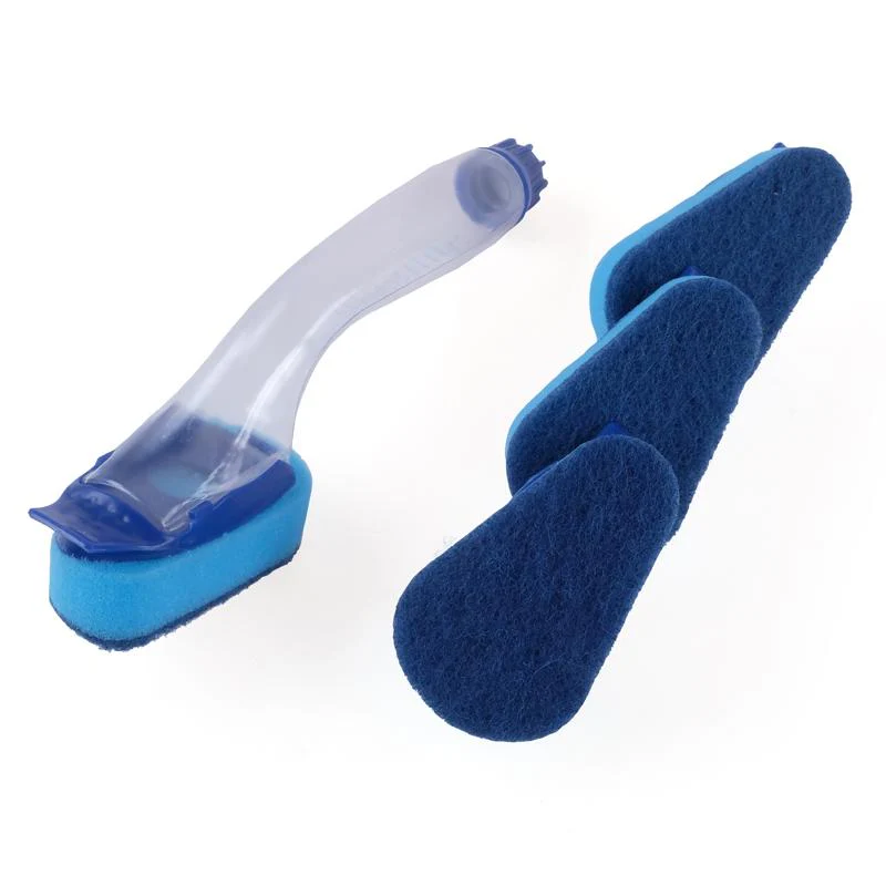 4 Pack Dish Sponge & Scourer With Soap Dispensing Handle Refill Pack - Image 4