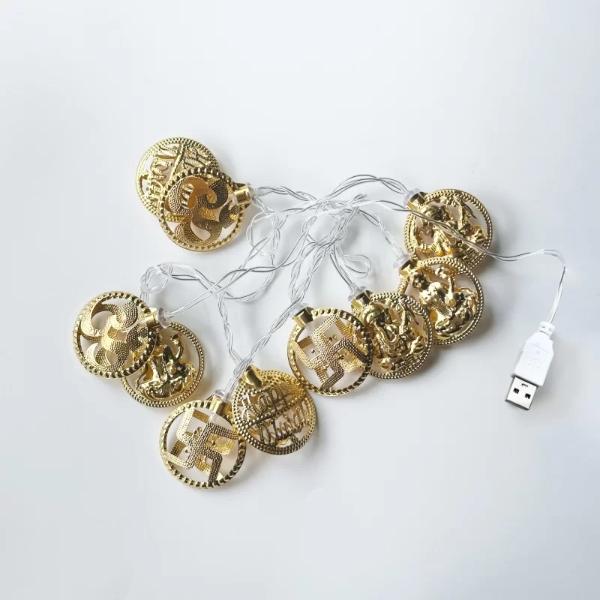 10 Diwali Diya Light String - 165cm - Image 3