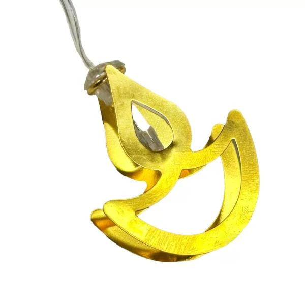 10 Luz Led Diwali Diya Light String - 165cm