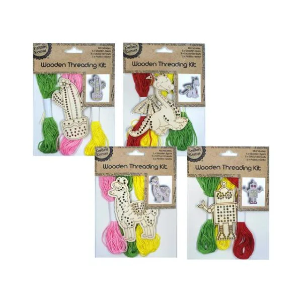 DIY Wooden Threading Kit