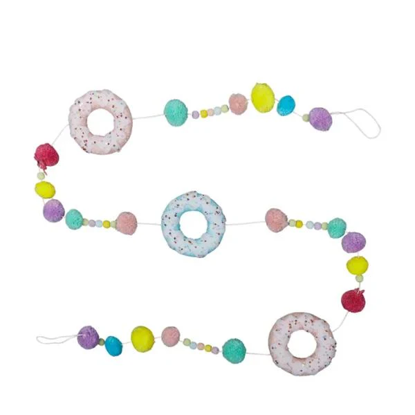 Pastel Donut Foam Garland - 180cm