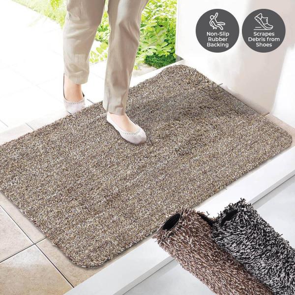 Home Master Highly Absorbent Non Slip Backing Door Mat- 40cm x 60cm - Image 4