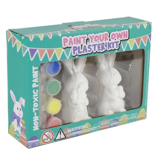 4 Pack Easter 3D Plaster Kit - 15cm