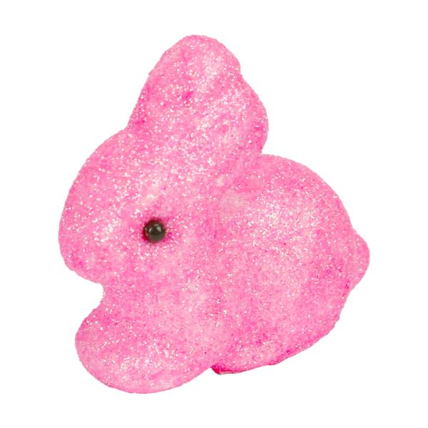 4 Pack Easter Glitter Bunny - 6cm x 6cm - Image 3