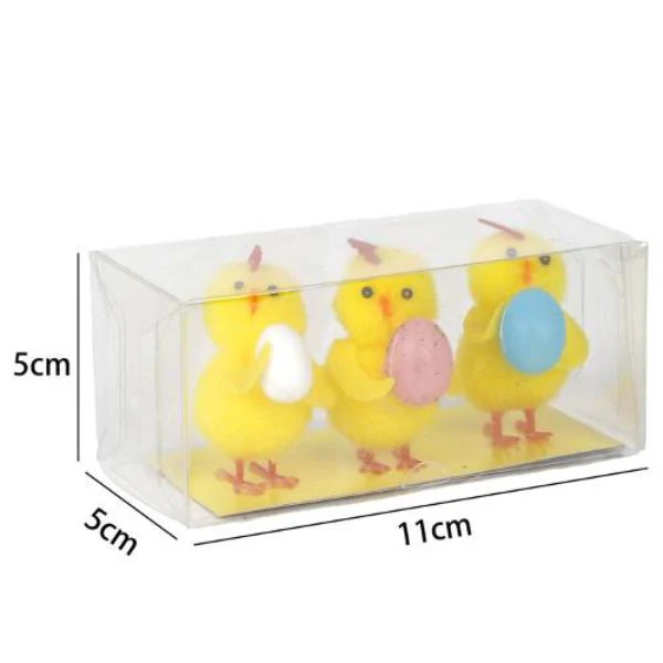3 Pack Easter Chicks Eggs - 5cm - Image 4