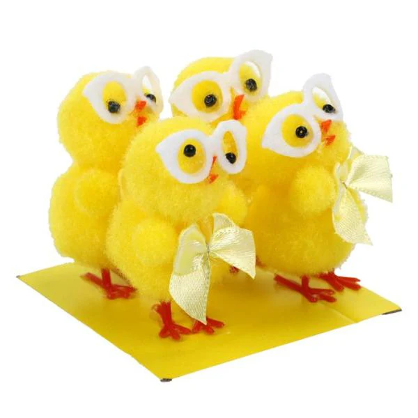 4 Pack Easter Chicks Glasses - 5cm - Image 3