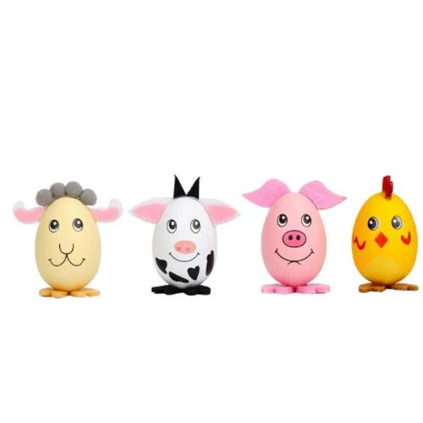 4 Pack Easter Farm Animals - 6cm - Image 2