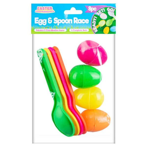 8 Pack Egg & Spoon Set