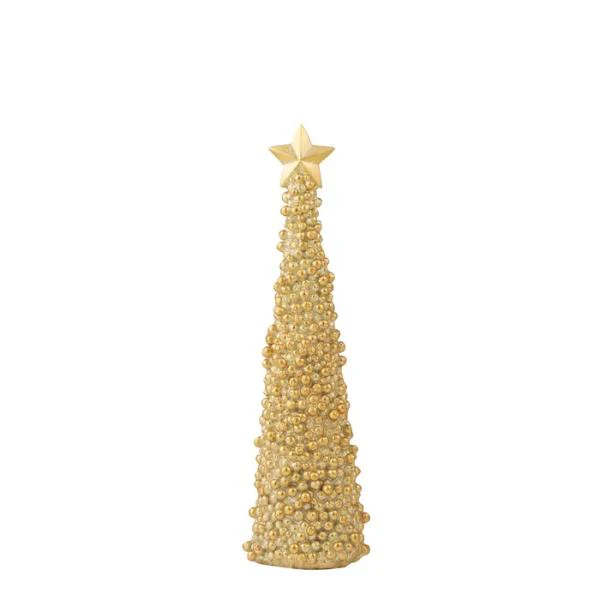 Gold Embellished Resin Tree - 9cm x 32cm