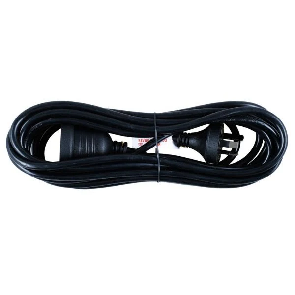 Black 240V 10A Max Load 2400W Extension Lead - 500cm - Image 2