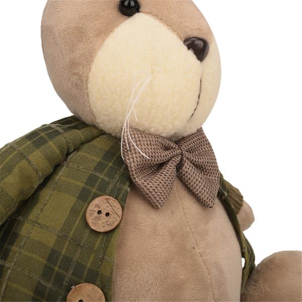 Fabric Sitting Bunny - 24cm x 14cm x 38cm - Image 2