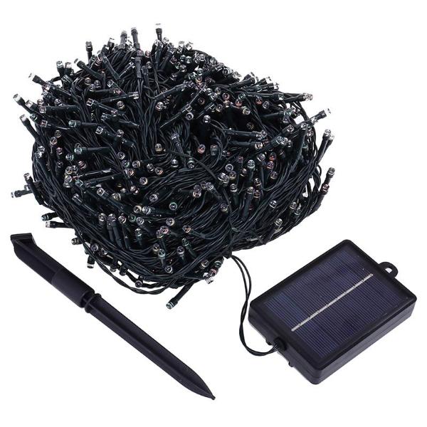 8 Functions Warm White Solar Led Fairy Lights - 49.5cm - Image 2