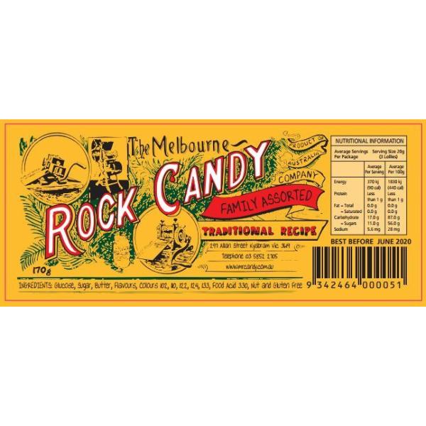Family Assorted Rock Candy - 170g - Image 2