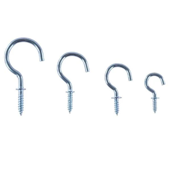 70 Pack Galvanised Iron Assorted Fasteners & Fixings Screw Hooks In Storage Case - Image 2