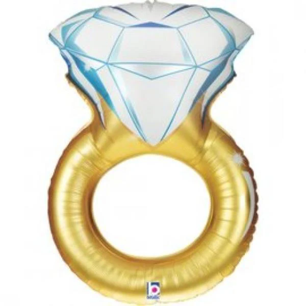 Wedding Ring Shape Foil Balloon - 96cm