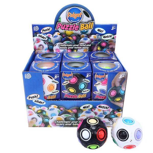 Fidget Puzzle Rainbow Ball - 7cm