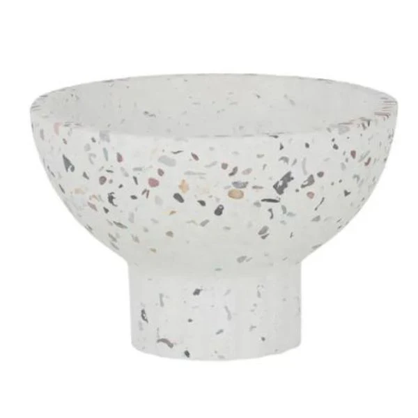 Multi Fingal Terrazzo Foot Bowl - 15cm x 10cm