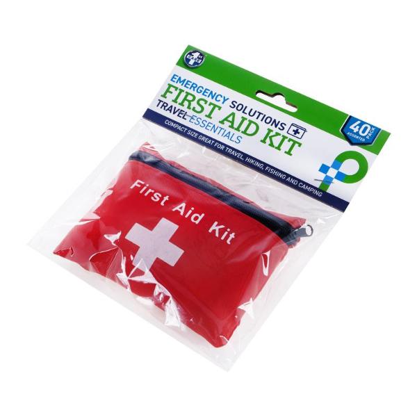40 Pack Assorted Travel First Aid Kit With Storage Bag - Image 4