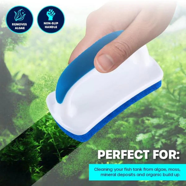 Fish Aquarium Hand Held Scrubber - 11cm x 6cm x 7cm - Image 3