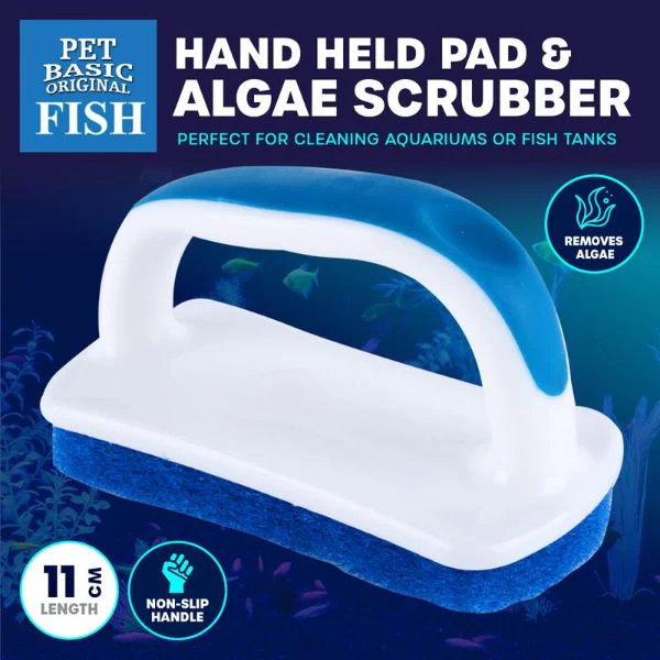 Fish Aquarium Hand Held Scrubber - 11cm x 6cm x 7cm - Image 4