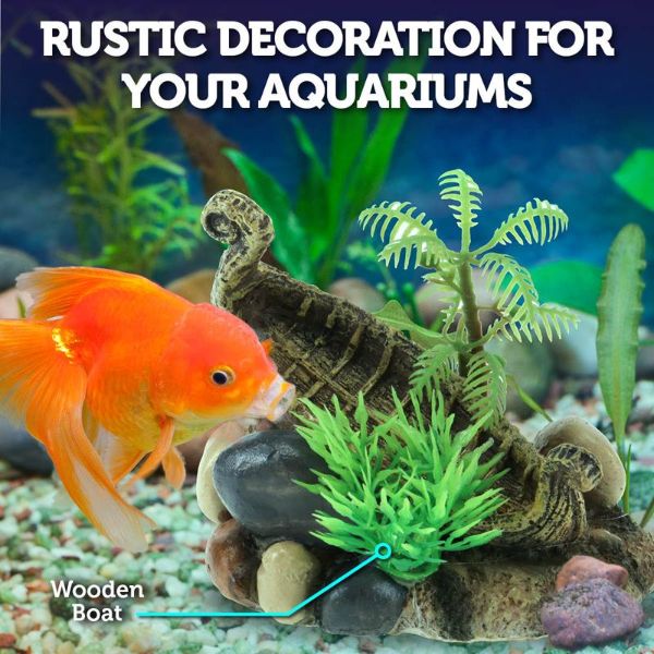 Fish Aquarium Ornament - 11cm x 10cm x 8cm - Image 3