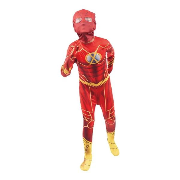 Superhero Flash Boys Costume - 9 - 10 Years - Image 2