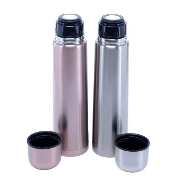 Stainless Steel Flask Double Wall Insulated Water Bottle - 1000ml - Image 2
