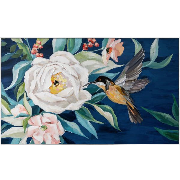 Floral Tryst Painting Wall Art - 103cm x 63cm