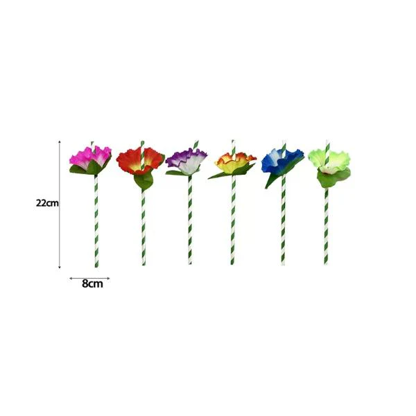 Flower Paper Flexible Straws - Image 4