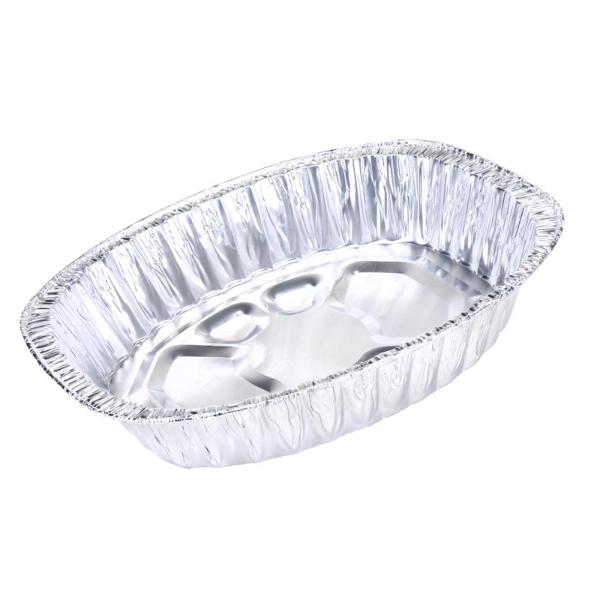 Large Oval Roaster Foil Tray - 45.2cm x 36.4cm x 8.5cm - Image 3