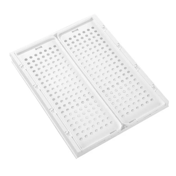 Large Foldaway Stackable Storage Basket - 42.5cm x 32.5cm x 18.5cm - Image 3