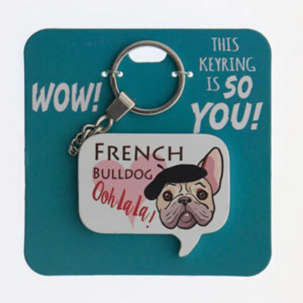 French Bulldog Keyring