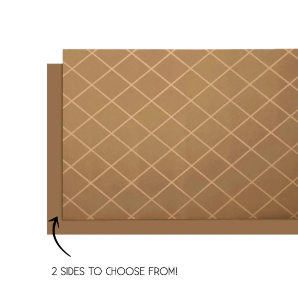 Acorn Brown Reversible Table Runner - 35cm x 400cm