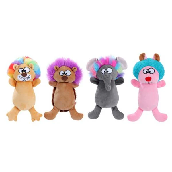 Funky Fur Friends Plush Elephant - 25cm x 18cm x 14cm