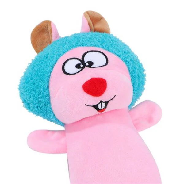 Funky Fur Friends Plush Rabbit - 25cm x 18cm x 14cm - Image 5