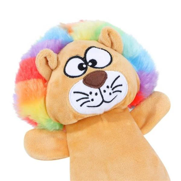 Funky Fur Friends Plush Lion - 25cm x 18cm x 14cm - Image 2